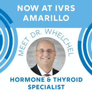 Dr. Whelchel hormone specialist at IVRS wellness center