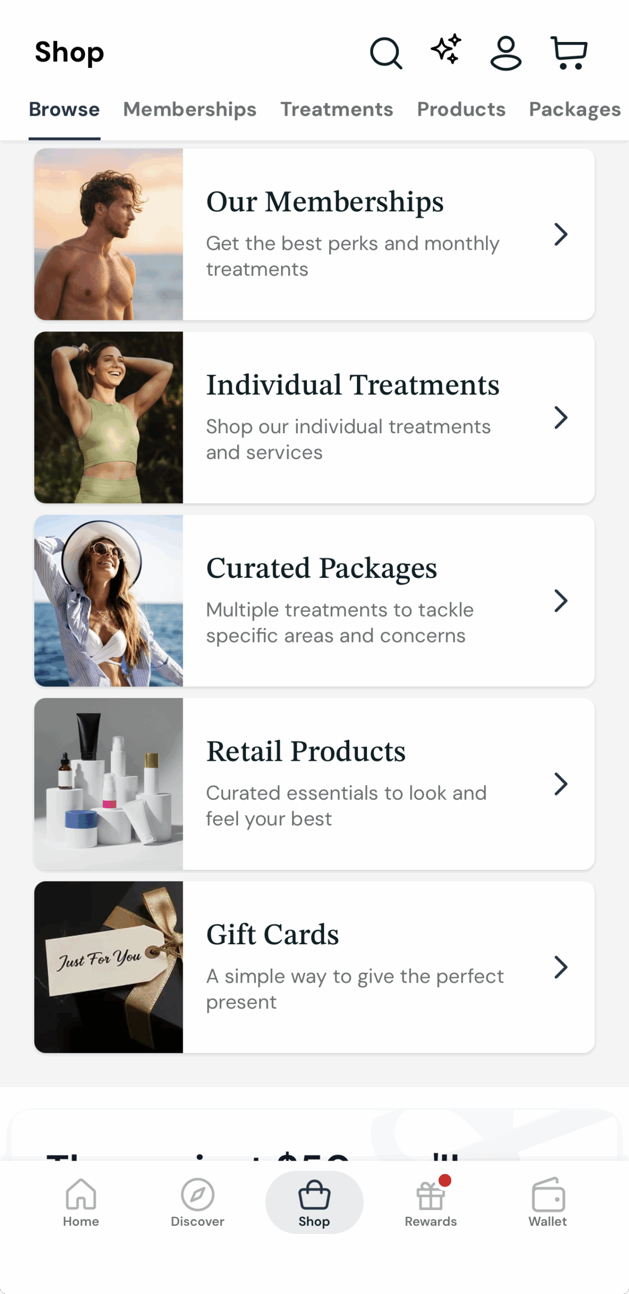 Shop IVRS Wellness Center App Rewards