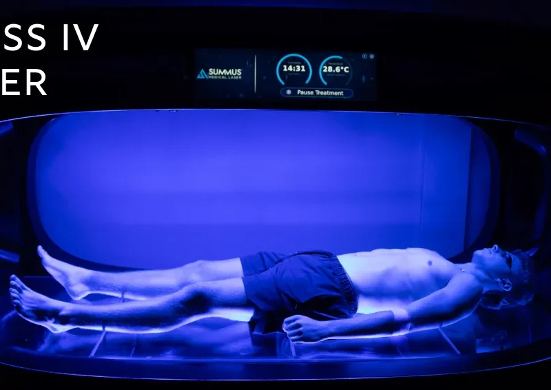 Patient in IVRS class IV laser pod Amarillo TX