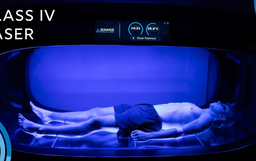 Patient in IVRS class IV laser pod Amarillo TX