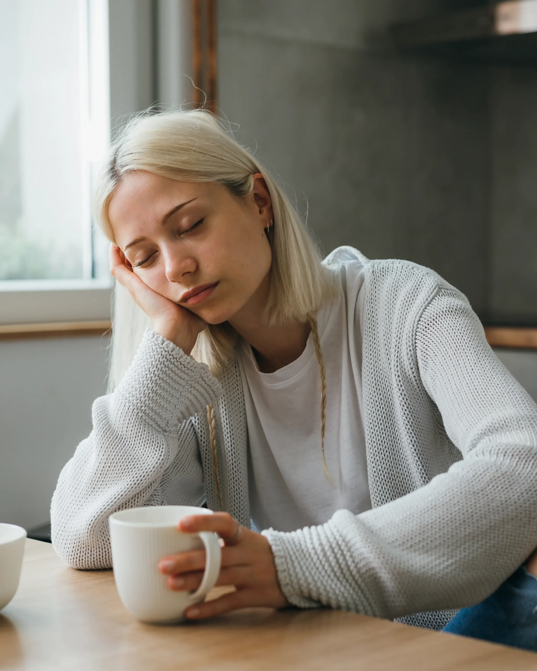 tired woman